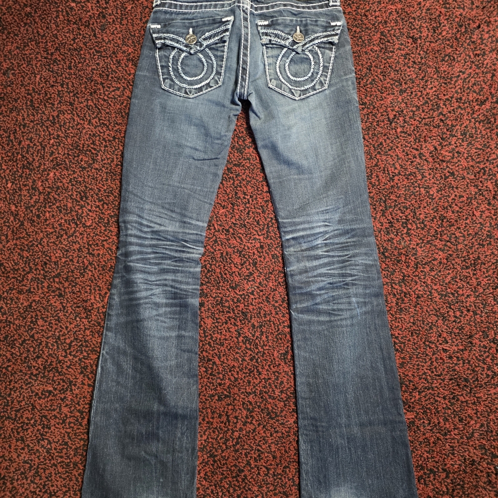 Big Star Flare Jeans with Embroidered Pockets